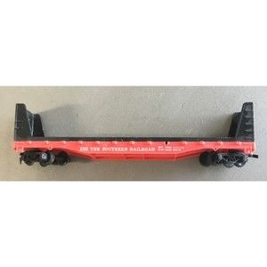 HO TYCO SOUTHERN RAILROAD BULKHEAD FLAT CAR #4365. VINTAGE
